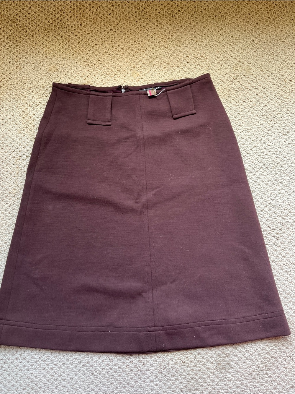 🍇 Orla Kiely Classic Women's A-Line Skirt in Deep Plum